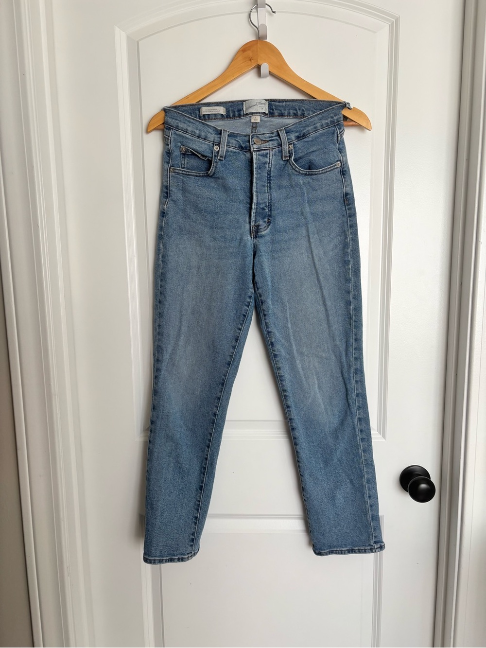 Universal Thread Mid Rise 80s Slim Button Fly- 8